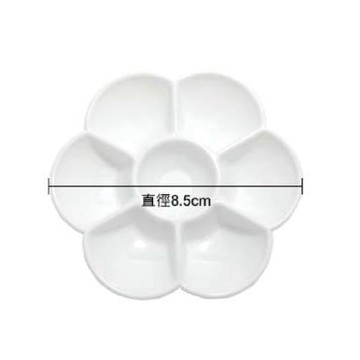 【W.I.P 台灣聯合】迷你 梅花盤 調色盤 Φ8.5cmx6個入/ 組 NO.NC060