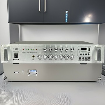 功放 擴大機 家庭劇院 卡拉OK K歌專用 flykaceVCM-200定壓功放機200瓦六分區帶USB定壓功放大功率