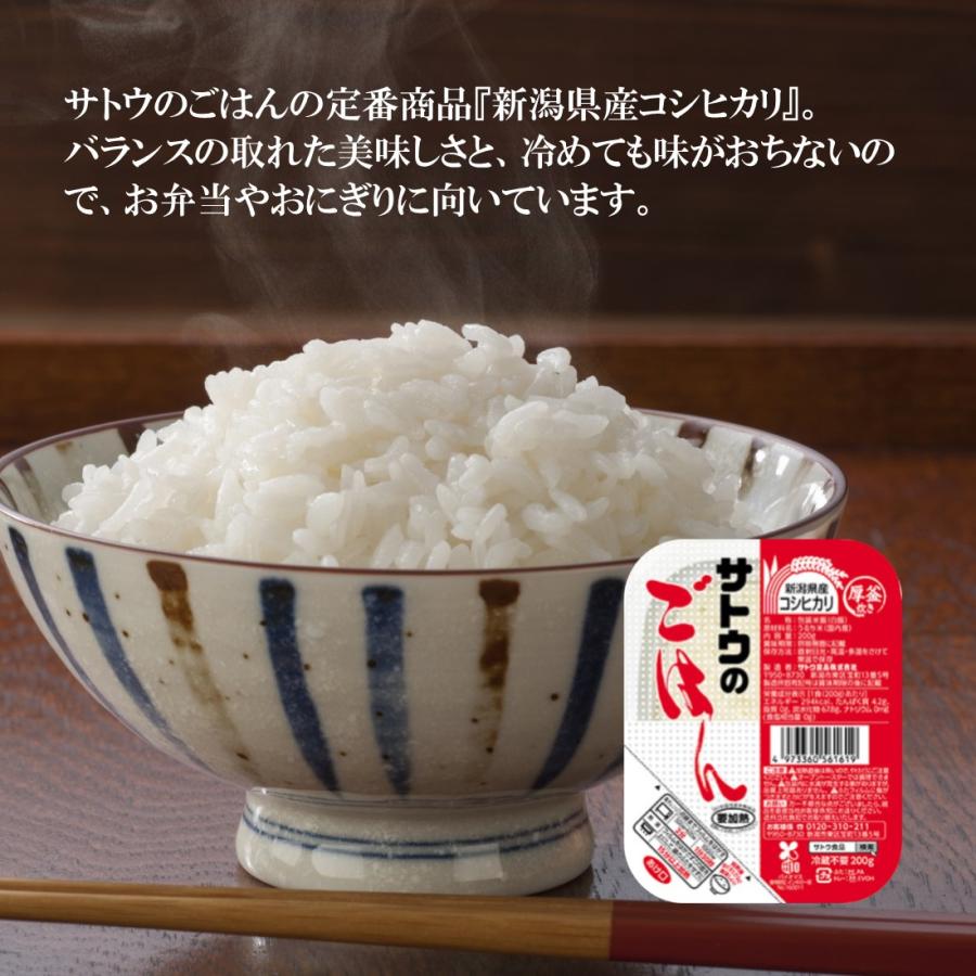 朝食セット サトウのごはん 新潟県産 コシヒカリ 鮭 北海道産 レトルト食品 常温保存 電子レンジ調理 人気