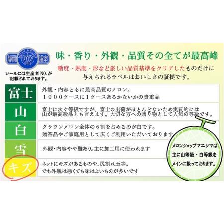 ふるさと納税 クラウンメロン 訳あり 3玉 定期便6ヶ月 メロン 人気 厳選 ギフト 贈り物 デザート グルメ 袋井市 静岡県袋井市