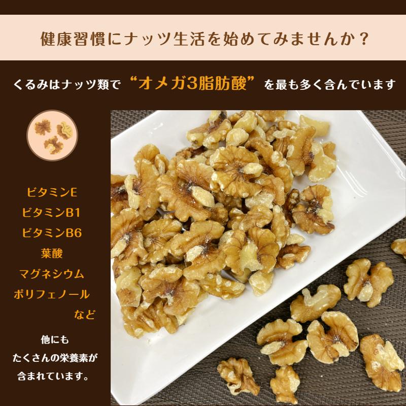 アメリカ産 生 クルミ LHP 740g メール便 送料無料 無塩 無油 無添加 ナッツ 胡桃 おつまみ 製菓 パンづくり※注文〜4日前後(土日祝除く)での発送を予定