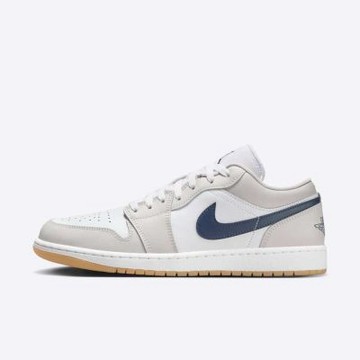 Nike Air Jordan 1 Low [553558-146] 男 運動休閒鞋 AJ1 低筒 喬丹 穿搭 灰白 藍
