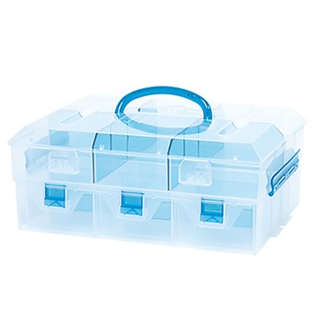 佳斯捷手創家二層抽屜式收納箱/3150/混色