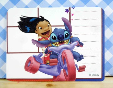 【震撼精品百貨】Stitch_星際寶貝史迪奇~卡片-騎摩托車