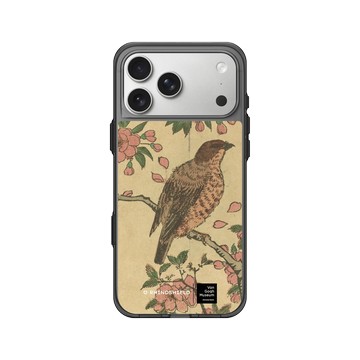 iPhone 17 Pro Max Clear (相機按鈕) 酷墨灰 - Van Gogh Museum - 櫻花樹上的伯勞鳥