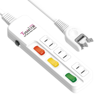 【太順】3切3座2P延長線1.8M(TS-233AS)