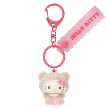【震撼精品百貨】Hello Kitty 凱蒂貓~日本三麗鷗sanrio KITTY 立體植絨公仔吊飾-熊寶寶*58303