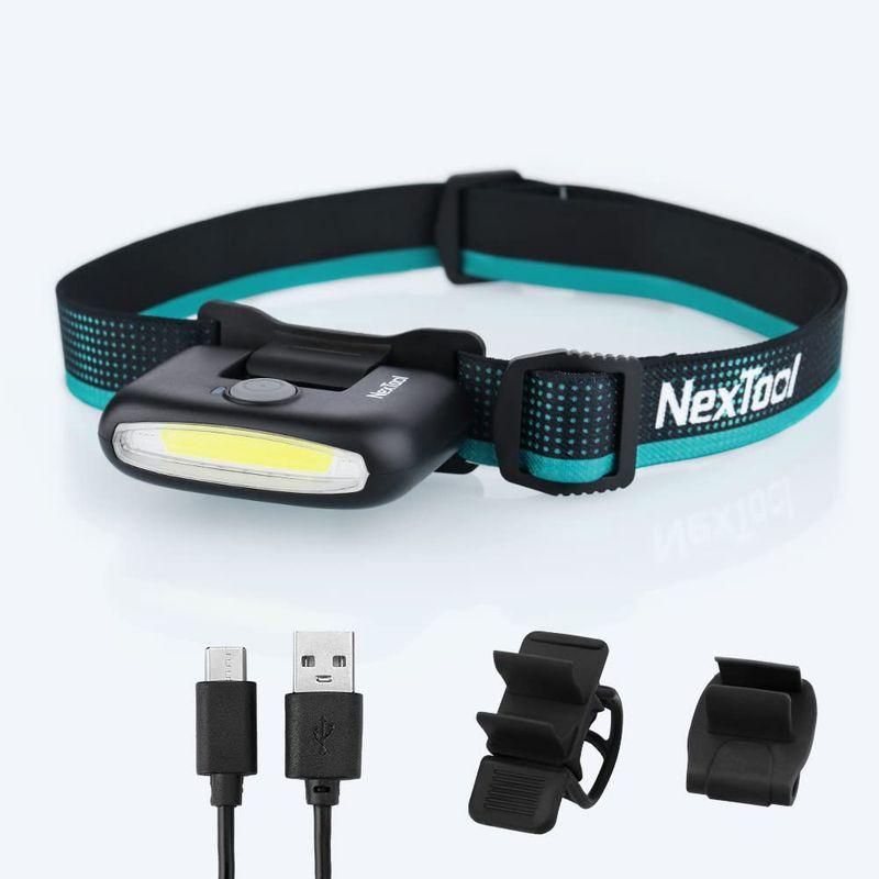 NexTool ヘッドライト高輝度 LED 170ルーメン ヘッドライト 充電式 4種