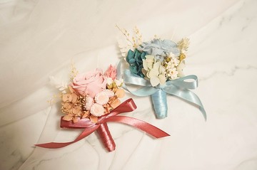 【竒植花物】主婚人胸花/婚禮胸花/新郎胸花/伴郎胸花/招待胸花