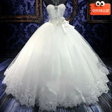 【明星同款】夢幻婚紗 長款婚紗 白色婚紗 新娘婚紗 拖尾婚紗 無袖中腰設計 2025夏季新款 婚禮主紗 旅拍寫真