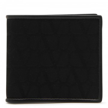 Valentino Garavani - Black Leather Wallet Uni