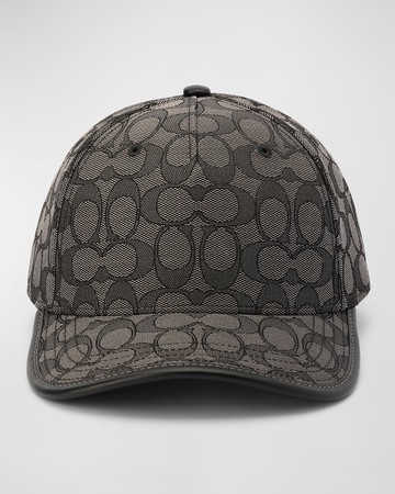 Jacquard Signature C Monogram Baseball Cap