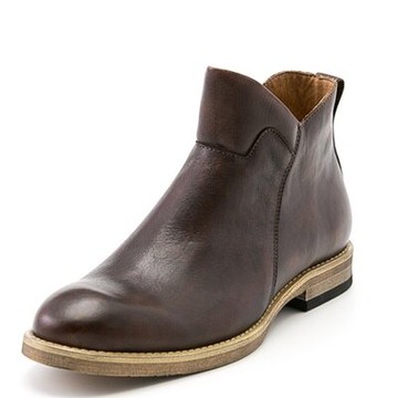 中筒靴真皮側拉鍊靴子-時尚個性復古英倫男靴2色73kk2【獨家進口】【米蘭精品】