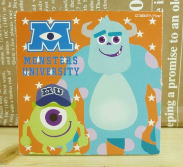 【震撼精品百貨】Monsters University 怪獸大學 便條本-橘星星圖案 震撼日式精品百貨