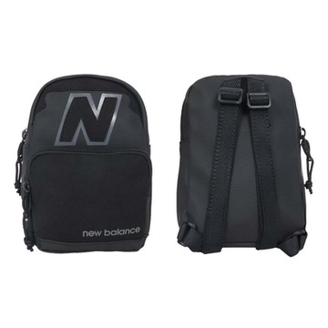 NEWBALANCE 小型後背包-肩背包 隨身小包 LAB23029BKK 黑白