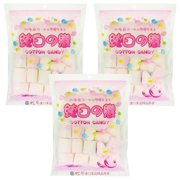 純白之戀 特大水果棉花糖 口感綿密  105g  3包