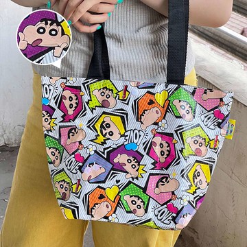 天藍小舖-蠟筆小新手提購物袋-共2色-$79【A11115525】