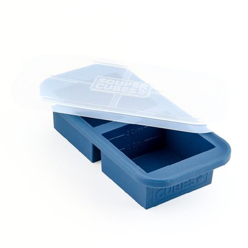 快速出貨【Souper Cubes】多功能食品級矽膠保鮮盒_暮光藍_多款選