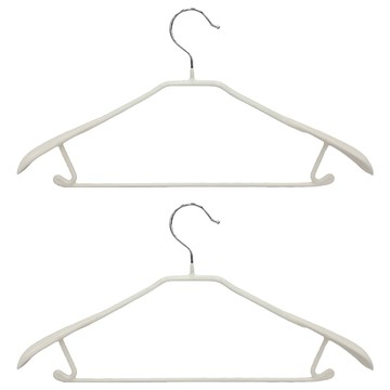 SHIMOYAMA 浸膠西服衣架 2支  暖白色  1組