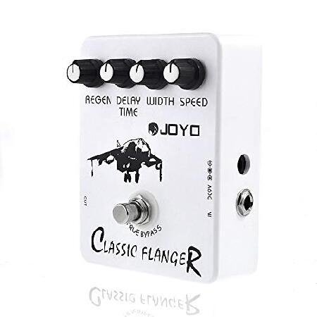 JOYO Flanger Effect Pedal Achieve Metallic Flanger Sounds ＆ Rapid Tremulous Vibrato for Electric Guitar Effect True Bypass (JF-07)