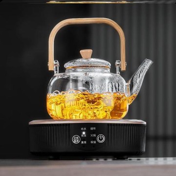 迷你電陶爐圍爐煮茶器燒水新款小型煮茶爐玻璃茶壺套裝家用辦廠家