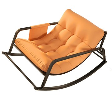 北歐風搖搖椅家用懶人沙發雙人休閑椅陽臺靠背椅客廳網紅午休椅[010209DD]