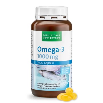 Sanct Bernhard Omega-3魚油膠囊1000mg (120顆/罐)