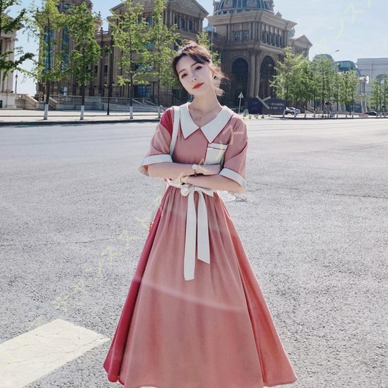 ワンピース ロング丈 マキシ 大きいサイズ 森ガール ウエストリボン ワンピース 可愛い おしゃれワンピース リゾートワンピ 夏 ワンピース 大人 上品 リゾート 通販 Lineポイント最大get Lineショッピング