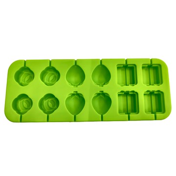 KAI 貝印 玫瑰草莓棒棒糖矽膠模 DL-8009  10 x 26 x 2cm  1個