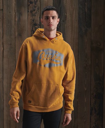 Superdry Men's Men's Modern Workwear Hoodie Brown / Buckthorn Brown - Size: Xxl