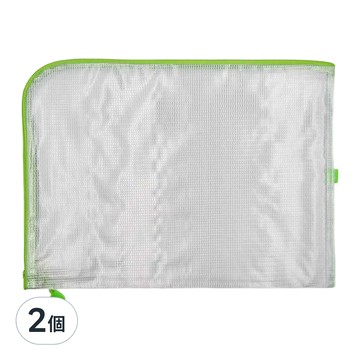 SEASON Paper&Gift 四季紙品禮品 L型防水拉鍊袋 B4 台灣製  綠色  2個