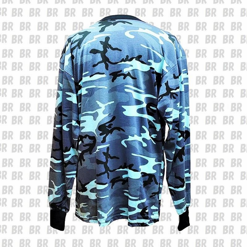 ジャックフロスト Tシャツ 迷彩 ブルー - メルカリ