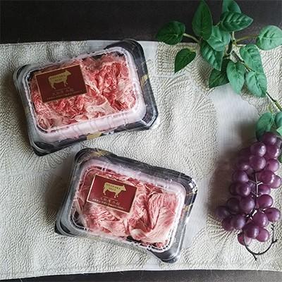 ふるさと納税 大田原市 大田原牛　牛こま切り落とし肉　(約200g×2パック)