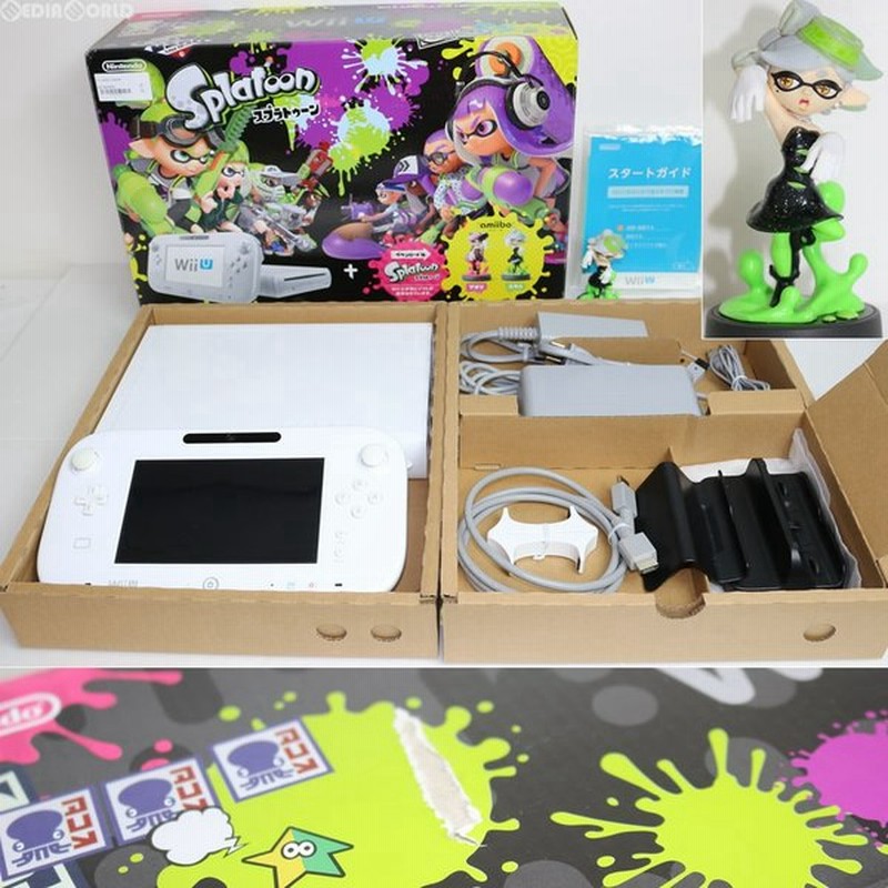 中古即納 訳あり 本体 Wiiu Wii U スプラトゥーン セット Amiibo アオリ ホタル付き Wup S Waht 通販 Lineポイント最大0 5 Get Lineショッピング