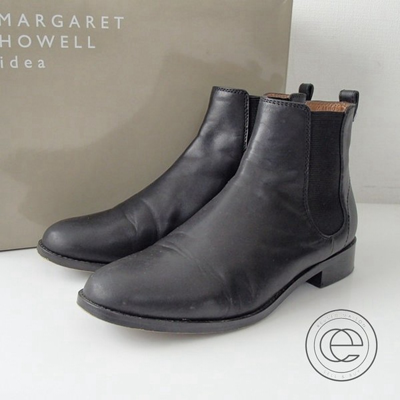 Margaret Howell Idea マーガレットハウエルアイデア 24 サイドゴアブーツ23cm ブラック レザー シューズ 通販 Lineポイント最大0 5 Get Lineショッピング