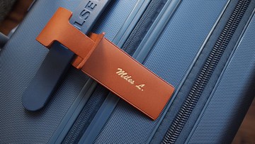 客製化皮革行李吊牌