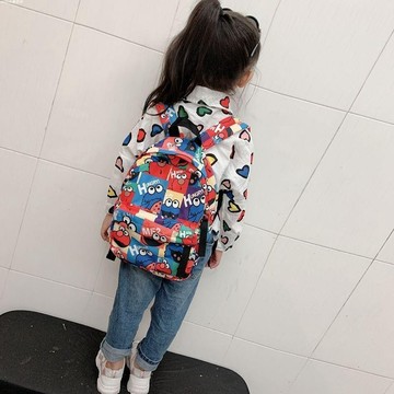 幼兒園書包 女童男童3-6嵗小班中班大班後背包 學前班背包 奧特曼蜘蛛俠米老鼠兒童背包 小孩背包KK