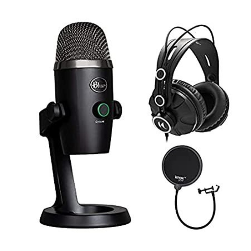 Blue Yeti Nano プレミアム USB マイク ブラック ノックスギア