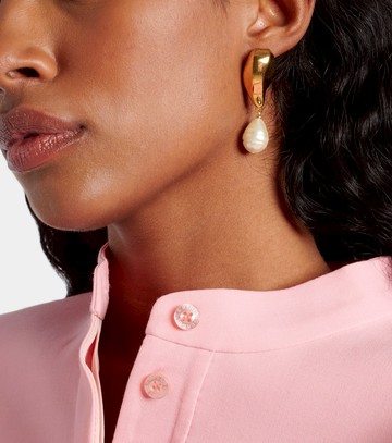 Oscar de la Renta Faux pearl drop earrings