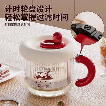 🛒臺灣24h🌳升級希臘三代幹噎酸奶過濾器乳清分離老酸奶機家用過濾網壓縮酸奶