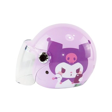 華泰 K-857 KU-2 酷洛米 自拍款 淡紫 正版授權 兒童型 3/4罩 中童 安全帽