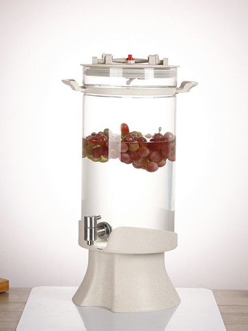 樂天精選~玻璃涼水壺冷水壺帶龍頭家用商用耐高溫大容量冰箱飲料桶果汁罐 雙11全館免運