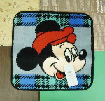 【震撼精品百貨】米奇/米妮 地墊-米奇戴帽子圖案 震撼日式精品百貨