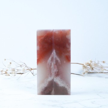 客製化手工印章-|老撾石對章-1.8x1.8CM|送禮手工篆刻印章