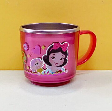 【震撼精品百貨】白雪公主七矮人 Snow White 迪士尼不銹鋼杯-Q版白雪公主#05751 震撼日式精品百貨