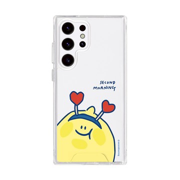 【正版授權】Second Morning愛心髮箍防摔透明SAMSUNG手機殼