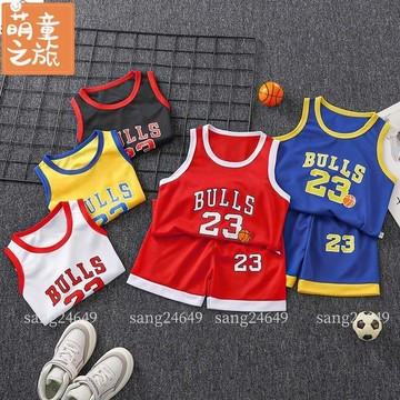 【萌童】80-150CM兒童休閒背心套裝 透氣球服 籃球服 寶寶戶外運動套裝 速乾套裝 可愛無袖套裝 簡約百搭套