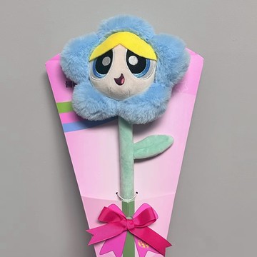 飛天小女警 絨毛花朵 花束 禮物 小花 花朵 玩偶 /預購
