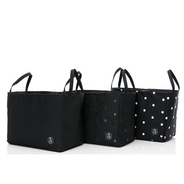 TiDi 新款經典萬用經典萬用分隔袋 袋中袋 黑底小點點 共3色