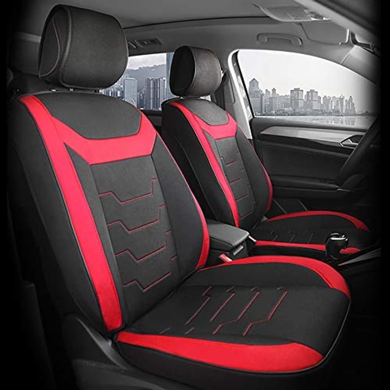 シートカバー 汎用 前席 麻 メッシュ レザー 車 防汚 カーシートカバー シートエプロン クッション 軽自動車 普通車 運転席 助手席 座 通販 Lineポイント最大get Lineショッピング